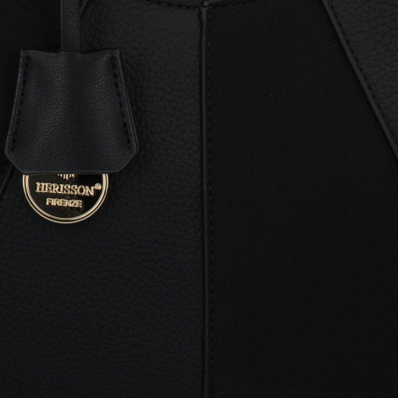 Torebka Damska Modny Kuferek firmy Herisson Czarna