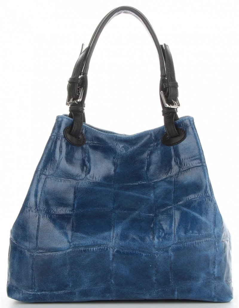 Torebka Skórzana Shopper Bag VITTORIA GOTTI Jeans
