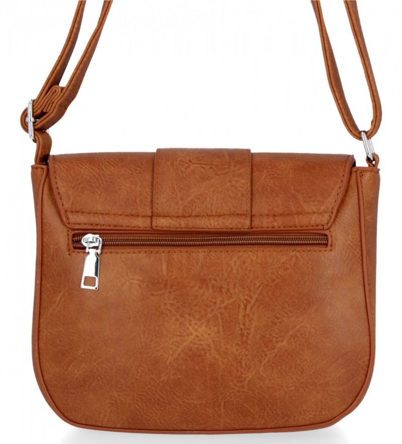 BEE BAG Torebka Damska Listonoszka Andrea Ruda