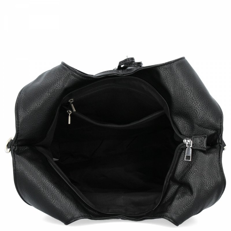Torebka Damska Na Co Dzień Shopper Bag firmy Hernan Czarna