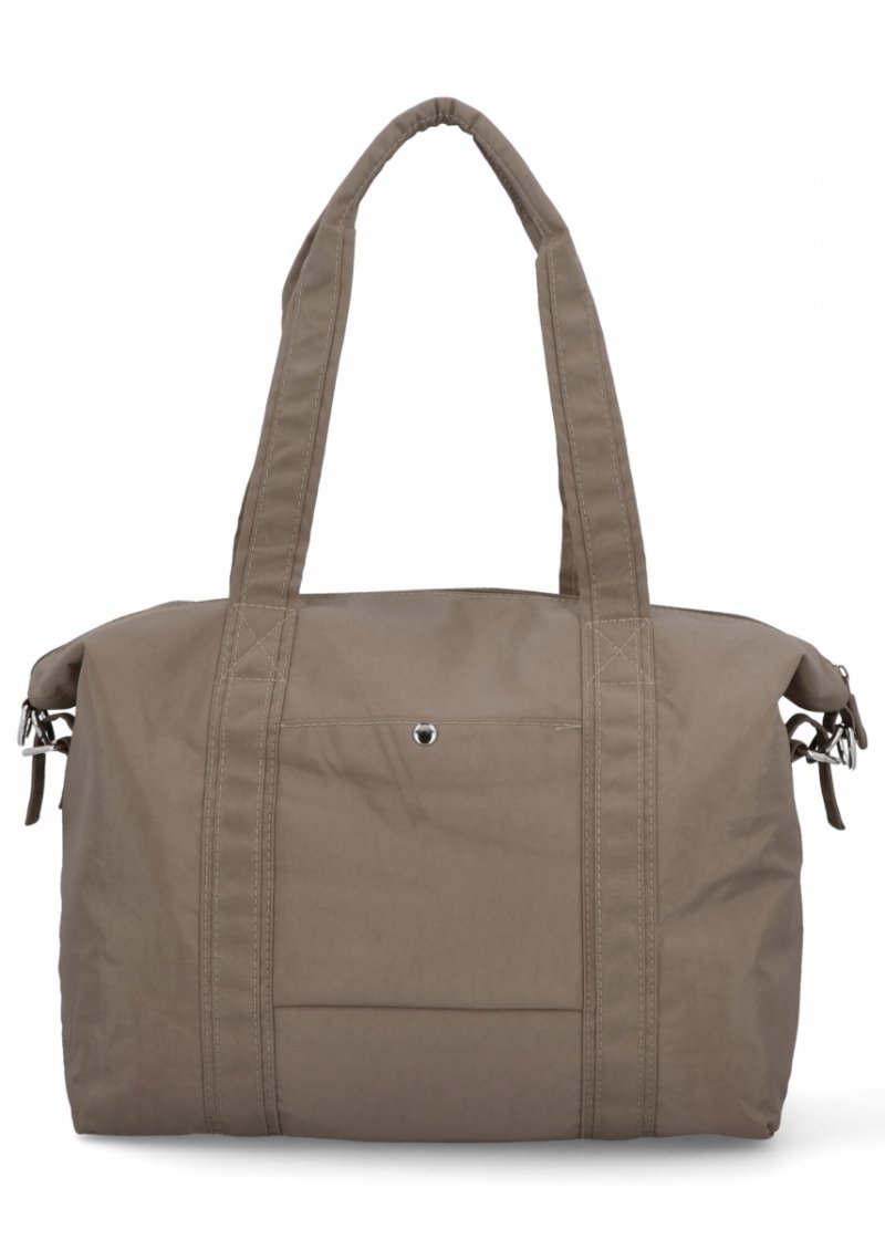 Torebka Damska XL typu Shopper Bag firmy Hernan Ciemno Beżowa