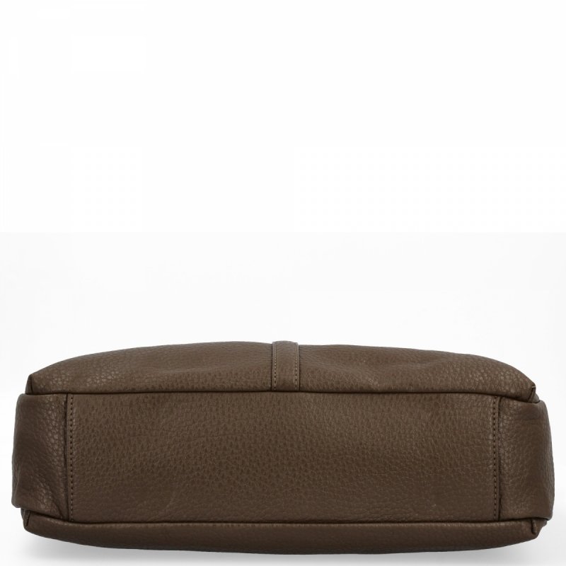 Torebka Damska typu Shopper Bag firmy Herisson Ciemno Ziemista