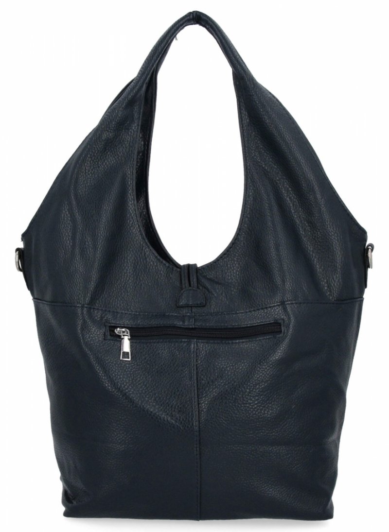 Torebka Damska Na Co Dzień Shopper Bag firmy Hernan Granatowa