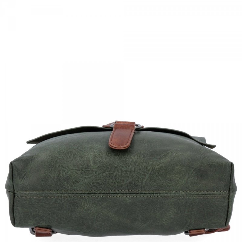Plecaczek Damski w stylu Vintage firmy Herisson Zielony