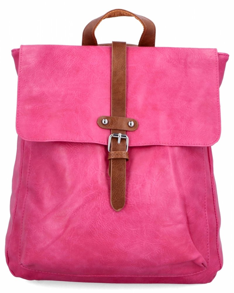 Plecak Damski w Stylu Vintage firmy Herisson Fuksjowy