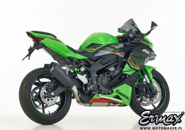 Sportowy wydech SHARK DSX-10 BLACK slip-on końcówka Kawasaki ZX-4R / RR 2023 - 2026