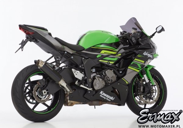Sportowy wydech SHARK SRC4 BLACK slip-on końcówka Kawasaki ZX-6R 2019 - 2021