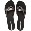 Klapki damskie Ipanema Kirei Fem czarno-srebrne 81805-24145
