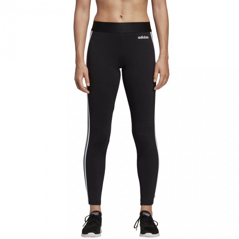 Legginsy damskie adidas Essentials 3 Stripes Tight czarne DP2389