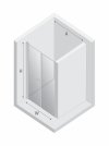 NEW TRENDY DRZWI WNĘKOWE NEW SOLEO Gold Brushed, wahadłowe, podwójne 100x195 D-0746A