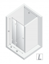 NEW TRENDY Drzwi wnękowe Eventa Gold Shine 120x200, drzwi pojedyncze EXK-4679/EXK-4680