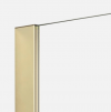 NEW TRENDY Kabina prysznicowa Nesta Light Gold 130x200, walk in K-1736