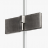 NEW TRENDY Kabina prysznicowa 80x110x200 Avexa Gunmetal Brushed pojedyncze drzwi EXK-3322/EXK-3352