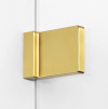 NEW TRENDY Kabina prysznicowa walk in Avexa Gold Brushed, jednoelementowa, z wieszakiem relingowym. Grubość szkła 8mm 100x200 EXK-7037