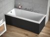 BESCO Obudowa wanny panel uni ryfle matt black 180 #OAPM-180URB