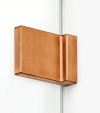 NEW TRENDY Kabina prysznicowa 80x80x200 Avexa Copper Brushed, podwójne drzwi EXK-3665