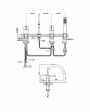 LAVITA Bateria wannowa 4- otworowa Orion Matt Black