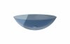 BESCO Umywalka 50x35 Anya Blue Wave + maskownica biała #UMA-50-BWW
