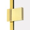 NEW TRENDY Kabina prysznicowa drzwi uchylne AVEXA GOLD SHINE Linia Platinium 110x80x200 EXK-1855/EXK-1849