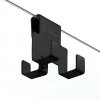NEW TRENDY - Ścianka walk-in czarna NEW MODUS BLACK Rozmiary 70-120 cm