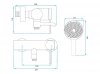 REA - Bateria wannowa CLIF Nikiel szczotkowany Inox