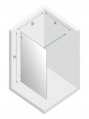 NEW TRENDY Kabina ścianka walk-in szkło 8mm AVEXA GOLD BRUSHED 70x200 EXK-1816