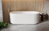 BESCO Wanna wolnostojąca Giuliana 150x75 + syfon chrom #WAS-150-GL