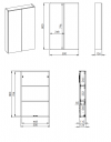 ELITA SZAFKA WISZĄCA FOR ALL 50 2D (12,6) SAGE MATT RE140500061470