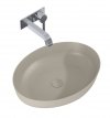 ELITA UMYWALKA RIKA 52x40 NABLATOWA, CERAMICZNA FUME MATT 146048/RE040520087020