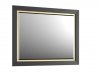 KROFAM - Lustro CHIC 100x80cm, czarny satyna CH2 CH 10095-45/43Z-W