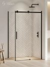 NEW TRENDY Kabina prysznicowa SOFTI BLACK 110x80x200 EXK-3970