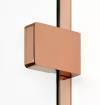 NEW TRENDY Parawan nawannowy Eventa Copper Shine, jednoelementowy, wspornik skośny 60x150 EXK-5694