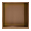 Balneo Półka wnękowa z kołnierzem Wall Box One 30 x 30 x 10 cm, miedziana