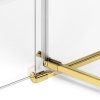 NEW TRENDY Kabina prysznicowa drzwi uchylne AVEXA GOLD SHINE Linia Platinium 110x100x200 EXK-1851/EXK-1857
