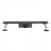 AQUALINE Odpływ liniowy podłogowy 2w1 80cm grafitowy LG04800