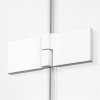 NEW TRENDY Kabina prysznicowa Avexa White 100x90, pojedyncze drzwi EXK-2715/EXK-2745