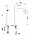 ARMATURA KRAKÓW KFA Bateria umywalkowa nablatowa MOZA GOLD BRUSHED/ MIEDŹ SZCZOTKOWANA 5032-612-34