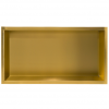 Balneo Półka wnękowa z kołnierzem Wall Box One 60 x 30 x 10 cm, złota