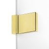 NEW TRENDY Kabina prysznicowa podwójne drzwi uchylne AVEXA GOLD SHINE Linia Platinium 100x90x200 EXK-1701