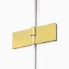 NEW TRENDY Drzwi prysznicowe wnękowe AVEXA GOLD SHINE Linia Platinium 130x200cm 