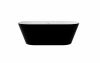 BESCO Wanna wolnostojąca Deeva B&W 170 + syfon chrom #WWA-170-DBC