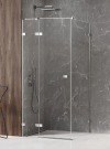 NEW TRENDY Kabina prysznicowa Avexa 90x120x200, pojedyncze drzwi szkło 6mm z powłoką ACTIVE SHIELD EXK-1477/EXK-1478