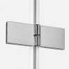NEW TRENDY Kabina NESTA chrom 2D prostokątna  90x90x200 czyste 6mm Active Shield 2.0 K-3662