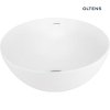 Oltens Jagala umywalka 32x32 cm nablatowa z powłoką SmartClean biała 40817000
