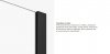 NEW TRENDY Kabina prysznicowa SOFTI BLACK 130x90x200 EXK-3981