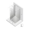 NEW TRENDY Kabina przyścienna AVEXA GOLD SHINE 100x120x200 EXK-2141/EXK-2111 POLSKA PRODUKCJA