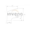 INVENA - Bateria bidetowa PEREA BB-05-001-Q