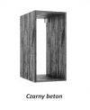 AQUAFORM - moduł szafkowy otwarty OTTIMA 30x60x44 Czarny beton  AQ.401-1603077