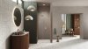 New Trendy NESTA COPPER BRUSHED drzwi prysznicowe 90 cm lewe D-0919A