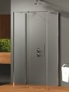 NEW TRENDY Kabina prysznicowa SMART 1D prostokątna przyścienna U 130x90x200 szkło czyste 8mm Active Shield 2.0  EXK-4080